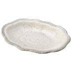 山下工芸 中皿 白 22×17×3.2cm 白唐津