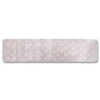 オカ 水玉2 キッチンマット 約60×240cm グレー