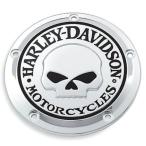 ハーレーダビッドソン(Harley Davidson) スカル ダービーカバー クローム ダイナ ソフテイル ツーリ