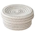 hez корзина диаметр 14×7cm белый 6 шт хлопок трос крышка есть круг низ подарок HEADS COR-RSB