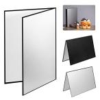 Meking плоский отражатель рефлектор 3-in-1 свет инструмент товар фотосъемка для 30x20cm A4 размер 1 листов .3 цвет соответствует - серебряный / белый / чёрный .