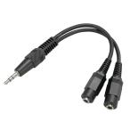  Fuji детали 3.5mm стерео Mini штекер ( мужской ) - 3.5mm стерео Mini Jack ×2( женский ) разделение кабель 0.1