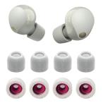 ショッピングwf-1000xm4 VSuRing イヤーピース ソニー用 WF-1000xm5 交換用 8個 低反発ウレタン製 耳垢ガード フィルター付 Fit