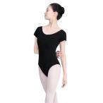 Daydance для взрослых балет Leotard хлопок гимнастика одежда балет тренировка надеты урок Dance надеты черный короткий рукав M