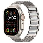 BinGeLi for アップルウォッチ バンド スポーツ 交換用 ベルト ステンレス リンクバンド 軽量 Apple Wa