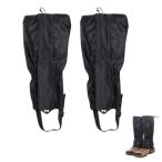 レッグカバー ゲイター 防水 ファスナー マジックテープ 雨 雪 露 水はね 泥 防寒 自転車 アウト