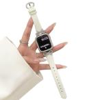 (SUGARSII)アップルウォッチ バンド レディース キラキラ かわいい 女性向け 本革 おしゃれ apple watc