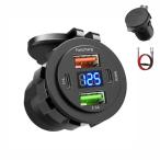 車載充電器 カーチャージャー 4口 �