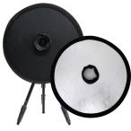  ночь . зеркальный отображение включая предотвращение двусторонний модель плоский отражатель ночь . фотосъемка отражающий предотвращение дыра отверстие тип двусторонний модель чёрный серебряный 