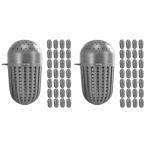 Milisten рыбалка Bait клетка 100 шт. комплект пластиковый искусственная приманка механизм подачи корзина приманка входить 