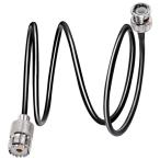 BNC-UHF VHF джемпер кабель RG58 TUOLNK BNC мужской штекер PL259 SO239 женский Jack удлинение кабель 3.3fi