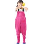 VicBre забродный полукомбинезон ребенок сапоги скольжение предотвращение туловище длина Kids водонепроницаемый брюки плечо ремень простой установка и снятие 