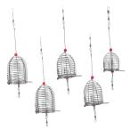 INOOMP рыбалка клетка 5pcs рыболовная приманка клетка рыболовная приманка Bait рыбалка искусственная приманка клетка fisi