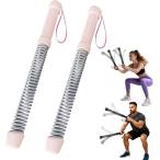 バトルロープ ロープレスバトルロープ 全長約46cm 2個 筋トレグッズ フィットネス器具 携帯型 ト