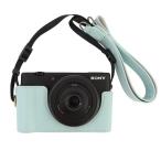 VOVMOEYA Sony ZV-1F/ZV-1M2 камера кейс, плечо с ремешком .( регулировка возможность ),PU кожа производства ZV-1M2/ZV-1F камера 