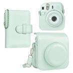 HIYQIN チェキケース instax mini 12ケース,Fujifilm チェキ12ケース と28枚写真入れアルバム付き２点セッ