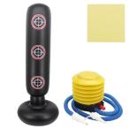 Plus Life Sports 自立式パンチングマシーン 運動不足解消 老若男女 自宅 プロテクター不要 空気入れ