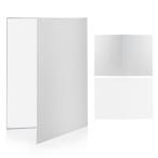 Meking плоский отражатель рефлектор 2-in-1 свет инструмент товар фотосъемка для 29.7x42cm A3 размер серебряный + белый ( бумага поверхность ). свет складывать 