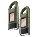 COOLEAD手回し充電ライトLE...