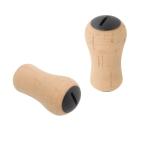 VISPREA For シマノ用 ダイワ用 SHIMANO DAIWA コルク 木製ノブ パワーハンドル Type-A Type-S ノブ ベイトリ