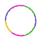 BaraRose обруч детский обруч ребенок ученик начальной школы взрослый удален возможный .?. фитнес body 