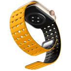 (Bandletic) アップルウォッチ用の バンド マグネット - 夏 蒸れない スポーツ 42mm 44mm 45mm 46mm 49mm 通