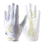 FLEEK EXTRA-FIT GLOVES 2.0 белый * металлик Gold американский футбол эволюция Gris 
