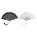 Mirhua гонки веер 2 шт роза. цветок гонки складной веер оборудование орнамент. веер .n пластик вентилятор 