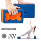 HAPBEAR йога блок стрейч блок 2 шт. комплект l эспандер 5шт.@&amp; массаж bo-