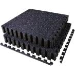 AIRHOP ジムマット 大判トレーニングマット 2層構造のラバーマット 床保護 防音 衝撃吸収