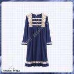 ネグリジェ パジャマ レディース パジャマ 大きいサイズ ワンピース ルームウェア 長袖 姫系 大人可愛い エレガント 部屋着 ルームワンピース 寝巻き 寝間着