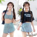 水着 レディース スカート水着 3点セット 体型カバー 水着 ドット水着 スイムウエア ビーチウェア 水泳 小胸 水着 可愛い 水着