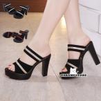 ミュール サンダル レディース チャンキーヒール サンダル 厚底サンダル レディース 歩きやすい 痛くない サンダル おしゃれ 歩きやすい 夏新作