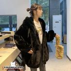 秋冬 レディース ファーコート 毛皮コート レディースコート フェイクファー アウター ジャケット　暖かい OL　通勤　レディースアウター