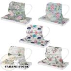 マスク 使い捨て 3d 三層構造 不織布 カラー 50枚 花柄マスク  レディース おしゃれ 安い 使い捨て 飛沫 風邪 男女兼用 花粉対策  ギフト