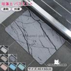 珪藻土 バスマット ソフト 吸水 速乾 40×60cm 柔らかい 足拭きマット 浴室 お風呂 トイレ 洗面所 バスルーム 吸水マット 玄関マット 滑り止め キッチン 吸水