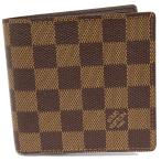 ショッピングダミエ ルイヴィトン 二つ折り財布(小銭入れあり) ダミエ ポルトフォイユ・マルコ N61675