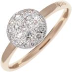 ポメラート 指輪 K18PG K18WG ダイヤ0.24ct サッビア リング スモール PAB4070_O7000_DB000