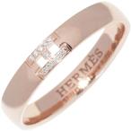 エルメス 指輪 K18PG ダイヤ11P(0.02ct) エヴァー ヘラクレスリング H119850B 00057