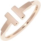 ティファニー 指輪 K18PG Tワイヤーリング