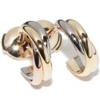 カルティエ ピアス K18YG K18WG K18PG トリニティピアス トリニティフープピアス B8301540