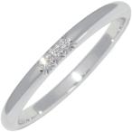 ティファニー 指輪 Pt950 ダイヤ3P(0.02ct) フォーエバー ウェディングリング