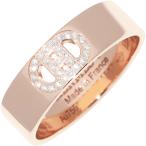 エルメス 指輪 K18PG ダイヤ27P(0.07ct) Hダンクル リング PM H115601B 00053