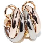 カルティエ ピアス K18YG K18WG K18PG トリニティピアス トリニティフープピアス クラシックモデル 80083231