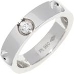 ルイヴィトン 指輪 Pt950 ダイヤ1P(0.10ct) プティット バーグ アンプラント リング Q9A08J