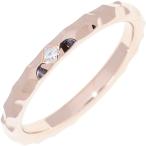 ルイヴィトン 指輪 K18PG ダイヤ1P(0.03ct) マリッジリング モノグラム アンフィニ Q9F94L