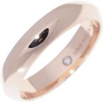 ショッピングルイ･ヴィトン ルイヴィトン 指輪 K18PG シークレットダイヤ1P(約0.01ct) ダイヤモンド マリッジリング 幅4ミリ Q9Y52C