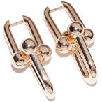 ティファニー ピアス K18PG ハードウェア エクストララージリンク ピアス