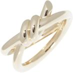 ティファニー 指輪 K18YG ノット ダブルロウリング