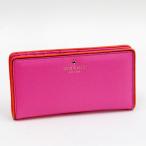 kate spade ケイトスペード 長財布 PWRU4939 パスケース 背面ファスナー小銭入れあり バイカラー 未使用品